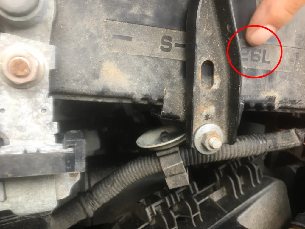 バッテリー選びは末尾のLの有無は要チェック